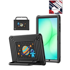 Kids SpaceGrip Tablet Case with Handle Stand (BLACK) for Galaxy Tab A9 Plus 2023 (11") (X210, X216, X218) (Only Ground Shipping)