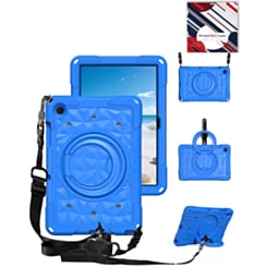 HaloRing 360 Tablet Case with Shoulder Strap (BLUE) for Galaxy Tab A9 Plus 2023 (11") (X210, X216, X218) (Only Ground Shipping)