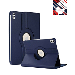 360 Degree Rotating Swivel Stand Case - DARK BLUE for Galaxy Tab S10 Ultra / S9 Ultra / S8 Ultra (14.6") (Only Ground Shipping)
