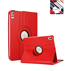 360 Degree Rotating Swivel Stand Case - RED for Galaxy Tab S10 Ultra / S9 Ultra / S8 Ultra (14.6") (Only Ground Shipping)