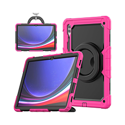 Silicone Case with 360 Folding Handle Grip - ROSE GOLD for Galaxy Tab S10 Ultra / S9 Ultra / S8 Ultra (14.6") (Only Ground Shipping)