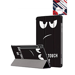 Old Style Notebook Design Case - Don't Touch for Galaxy Tab S10 Ultra / S9 Ultra / S8 Ultra (14.6") (Only Ground Shipping)