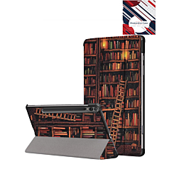 Old Style Notebook Design Case - Library for Galaxy Tab S10 Ultra / S9 Ultra / S8 Ultra (14.6") (Only Ground Shipping)