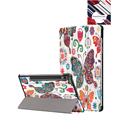 Old Style Notebook Design Case - BUTTERFLY for Galaxy Tab S10 Ultra / S9 Ultra / S8 Ultra (14.6") (Only Ground Shipping)