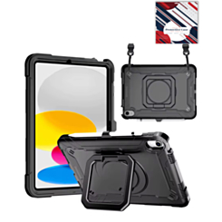 Full Body Protection Case with Square Kickstand (BLACK) for Galaxy Tab S11 (X730 / X736B) (Only Ground Shipping)