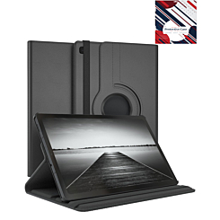 360 Degree Rotation Leather Case for Galaxy Tab S6 lite 10.4" - BLACK (Only Ground Shipping)