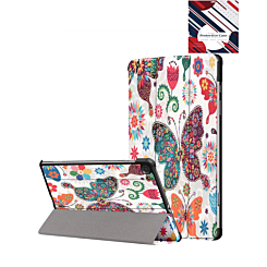 Old Style Notebook Design Case for Galaxy Tab S6 lite 10.4" - BUTTERFLY (Only Ground Shipping)