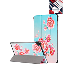 Old Style Notebook Design Case for Galaxy Tab S6 lite 10.4" - ROSE (Only Ground Shipping)