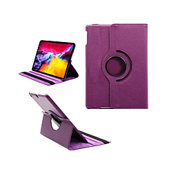 Universal 8" 360 Degree Rotating Leather Case - PURPLE (Only Ground Shipping)