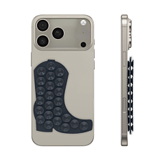 Cowboy Boot Silicone Suction Cup Phone Holder - BLACK (Only Ground Shipping)