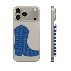 Cowboy Boot Silicone Suction Cup Phone Holder - DARK BLUE (Only Ground Shipping)