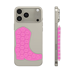 Cowboy Boot Silicone Suction Cup Phone Holder - HOT PINK (Only Ground Shipping)