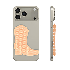 Cowboy Boot Silicone Suction Cup Phone Holder - LIGHT PINK (Only Ground Shipping)