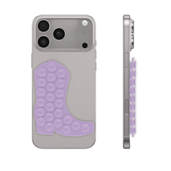 Cowboy Boot Silicone Suction Cup Phone Holder - PURPLE (Only Ground Shipping)