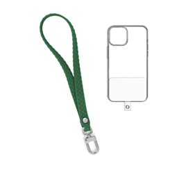Silicone Braided Wrist Lanyard (0.4ft) (GREEN) (Only Ground Shipping)