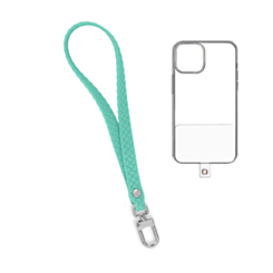 Silicone Braided Wrist Lanyard (MINT GREEN) (Only Ground Shipping)