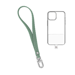 Silicone Braided Wrist Lanyard (0.4ft) (PINE NEEDLE GREEN) (Only Ground Shipping)