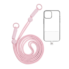 Adjustable Braided Phone Lanyard (3.6ft) (PINK) (Only Ground Shipping)