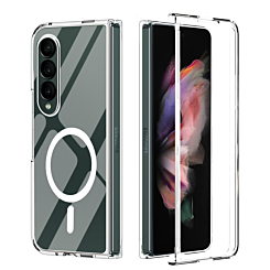 Galaxy Z Fold 3 Wireless Charging Case - CLEAR (Full Bottom Close) (Only Ground Shipping)