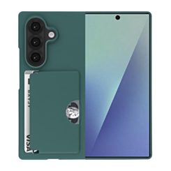 Shockproof Case with Card Holder Slot for Galaxy Z Fold 8 Ultra / Z Fold 7 (GREEN) (Only Ground Shipping)