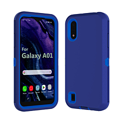 Heavy Duty Case for Galaxy A01 (DARK BLUE) (Only Ground Shipping)