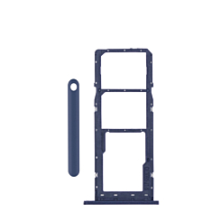 Purchase the blue Dual Sim Card Tray for Galaxy A02S A025 2020 or A03 A035 2021.