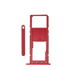Buy the red Single Sim Card Tray for Galaxy A02S A025 2020 or A03 A035 2021.