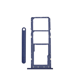 Stock up on the blue Dual Sim Card Tray for Galaxy A03S A037F 2021.