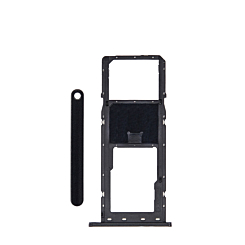 Buy the black Single Sim Card Tray for Galaxy A03S A037F 2021.