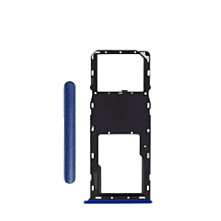Purchase the blue Single Sim Card Tray for Galaxy A03S A037U 2021.