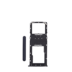 Purchase the black Single Sim Card Tray for Galaxy A04 A045 2022.