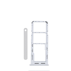 Order the white Dual Sim Card Tray for Galaxy A04S A047 2022.