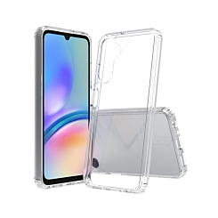 Order the clear Galaxy A05S Hybrid Case with Air Cushion Technology, available with ground shipping only.