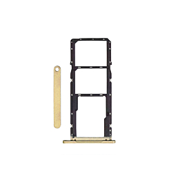 Buy the Dual Sim Card Tray for Galaxy A06 A065 2024 Gold.
