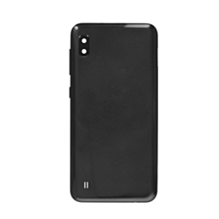 Back Glass with Camera Lens and Adhesive for Galaxy A10 (A105 / 2019) (NO LOGO) (BLACK)
