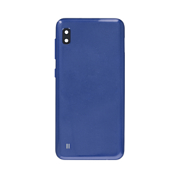 Back Glass with Camera Lens and Adhesive for Galaxy A10 (A105 / 2019) (NO LOGO) (BLUE)