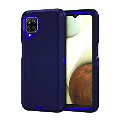 Heavy Duty Case for Galaxy A12 (NAVY BLUE) (Only Ground Shipping)