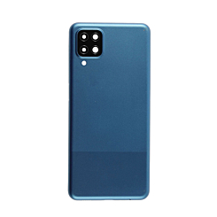 Purchase the Back Glass with Camera Lens and Adhesive for Galaxy A12 A125 2020 No Logo in blue.

