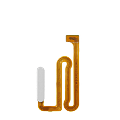 Stock up on the Fingerprint Sensor with Flex Cable for Galaxy A12 A125 2020 in white.
