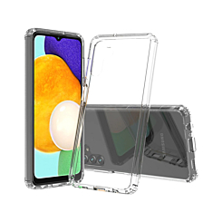 Galaxy A13 Hybrid Case with Air Cushion Technology - CLEAR (Only Ground Shipping)