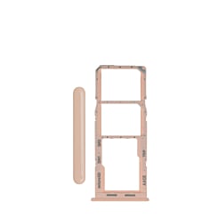 Order the dual sim card tray for Galaxy A13 A135 2022 peach.
