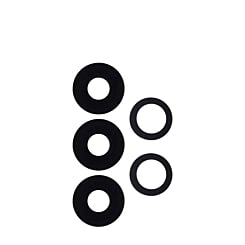 Buy the back camera lens for Galaxy A13 A135 2022 glass only pack of 5 set.
