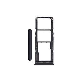 Buy the dual SIM card tray for Galaxy A13 5G model A136 from 2021 in black.
