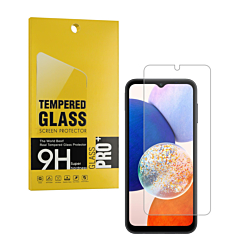 Buy the Clear Tempered Glass for Galaxy A14 5G, case friendly, 2.5D, 1 Piece.