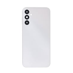 Grab the wholesale deals on the Back Glass with Camera Lens and Adhesive for the Galaxy A14 model A145 from 2023 in silver without a logo.
