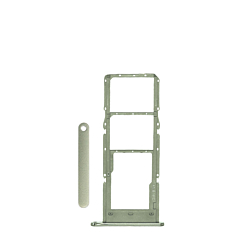 Order the Dual Sim Card Tray for the Galaxy A14 4G model A145 in light green.
