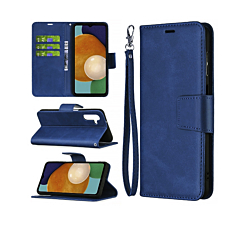 Galaxy A03s Leather Wallet Case with Card Slot - BLUE (Only Ground Shipping)