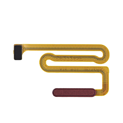 Buy the Fingerprint Sensor with Flex Cable for Galaxy A14 5G A146B 2023 in Dark Red.
