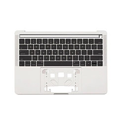 Top Case with US Keyboard (SILVER) for MacBook Pro 13" Touch Bar (A1706 / Late 2016 / Mid 2017)