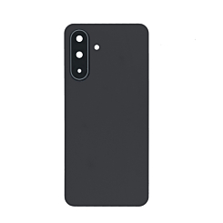 Back Glass with Camera Lens and Adhesive for A17 5G (A176 / 2025) (NO LOGO) (BLACK)